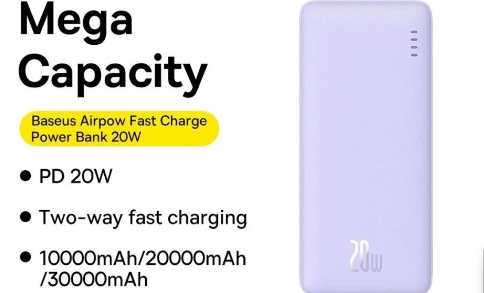 Baseus 20W PD 10000mAh: Powerbank Kecil Tapi Andal untuk Aktivitas Sehari-hari